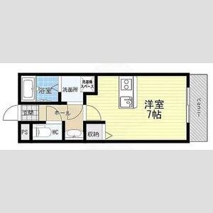 ワンルーム 間取り図