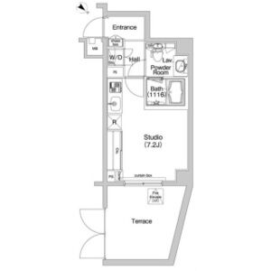 ワンルーム 間取り図