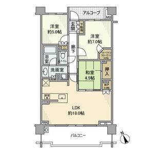 3LDK 間取り図