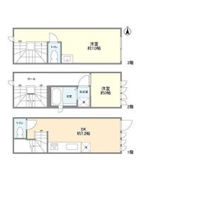 2DK 間取り図