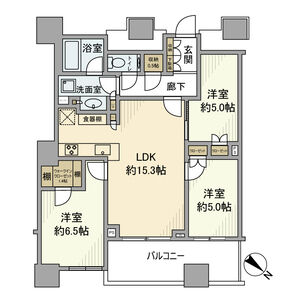3LDK 間取り図