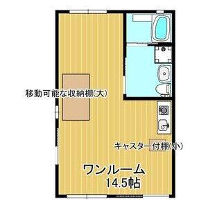 ワンルーム 間取り図