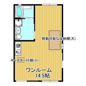 ワンルーム 間取り図