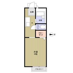 ワンルーム 間取り図