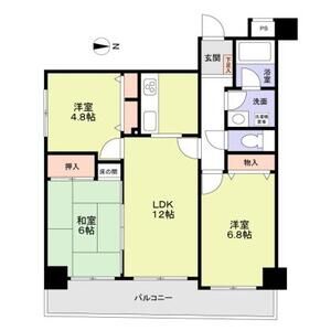 3LDK 間取り図