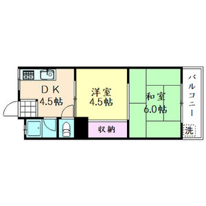 2DK 間取り図