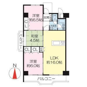 3LDK 間取り図
