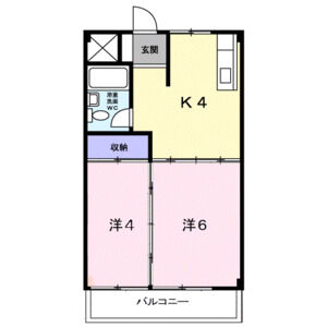 2K 間取り図