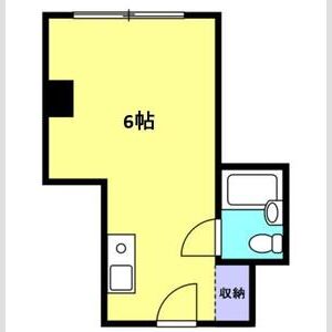 ワンルーム 間取り図