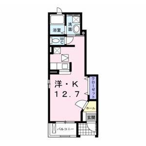 ワンルーム 間取り図