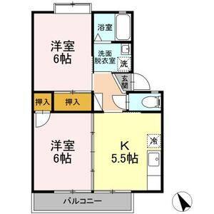 2K 間取り図