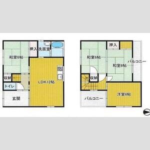 4LDK 間取り図