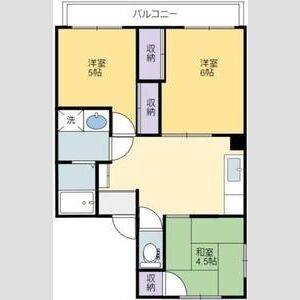 3DK 間取り図