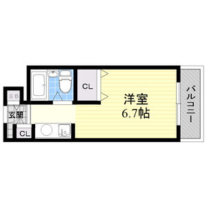 ワンルーム 間取り図