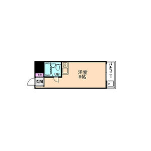ワンルーム 間取り図