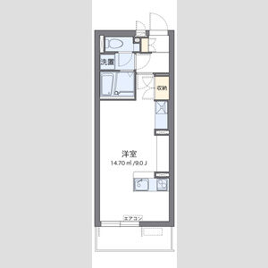 ワンルーム 間取り図