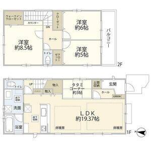 3LDK 間取り図