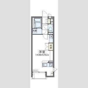 ワンルーム 間取り図
