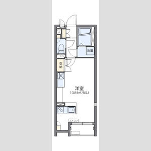 ワンルーム 間取り図