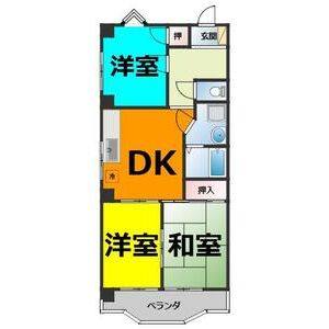 3DK 間取り図