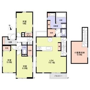 3LDK 間取り図