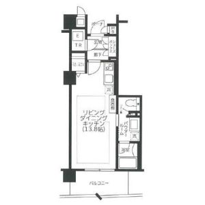 ワンルーム 間取り図