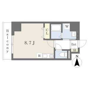 ワンルーム 間取り図