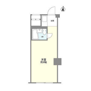 ワンルーム 間取り図