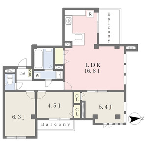 3LDK 間取り図