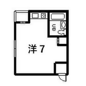 ワンルーム 間取り図