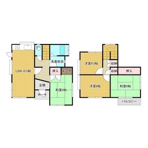 4LDK 間取り図
