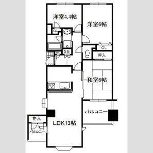 3LDK 間取り図