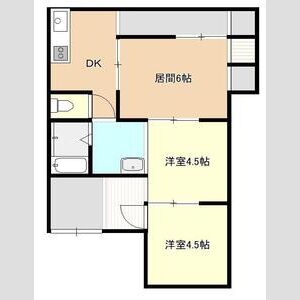 3DK 間取り図