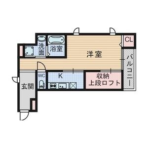 ワンルーム 間取り図