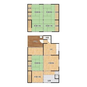 6LDK 間取り図