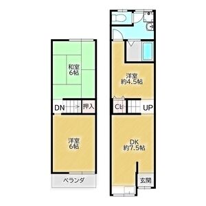 3DK 間取り図