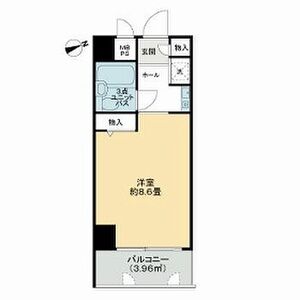 ワンルーム 間取り図