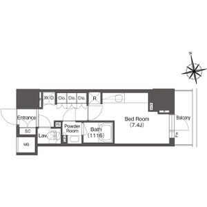 ワンルーム 間取り図
