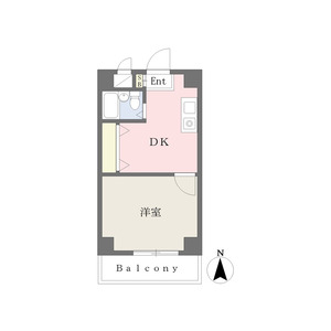 ワンルーム 間取り図