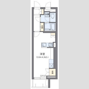 ワンルーム 間取り図