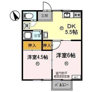 2K 間取り図