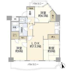 3LDK 間取り図