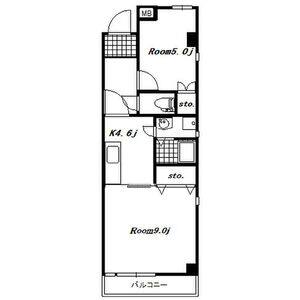2K 間取り図