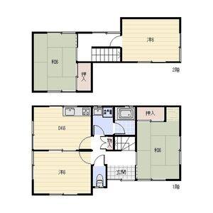 4DK 間取り図