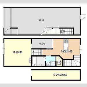 1DK 間取り図