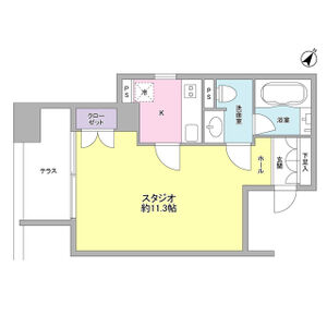 ワンルーム 間取り図