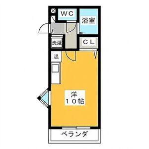 ワンルーム 間取り図