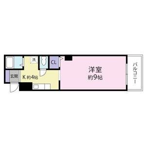 ワンルーム 間取り図