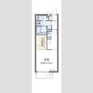 ワンルーム 間取り図