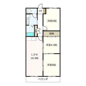 3LDK 間取り図